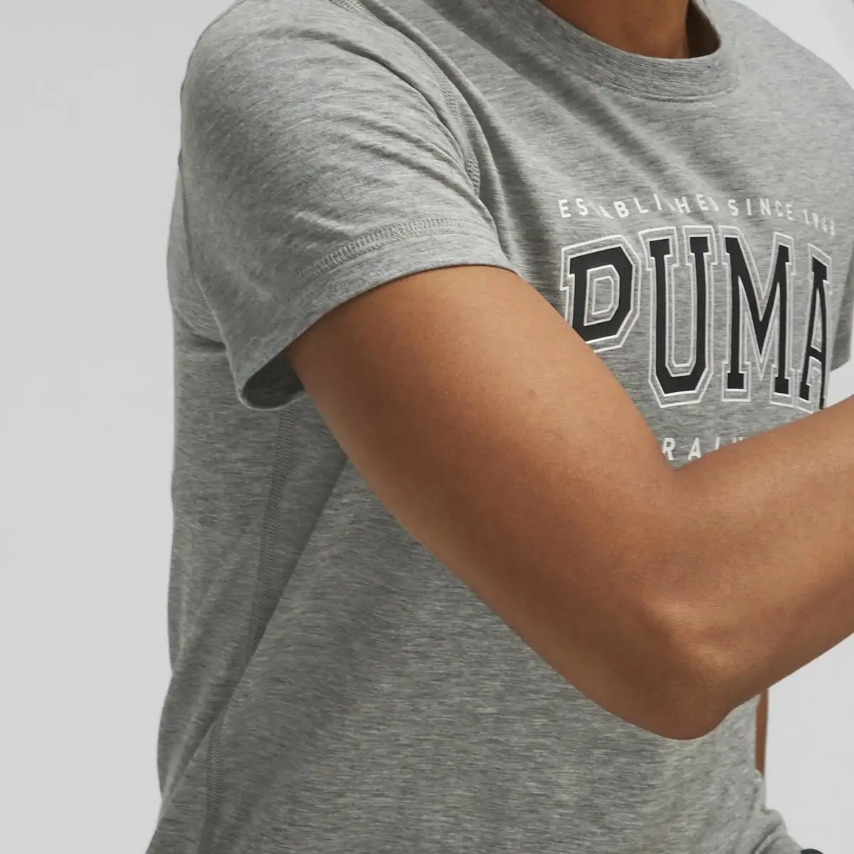 Puma Womens Graphic Tee Fit Siyah Kadın T-shirt