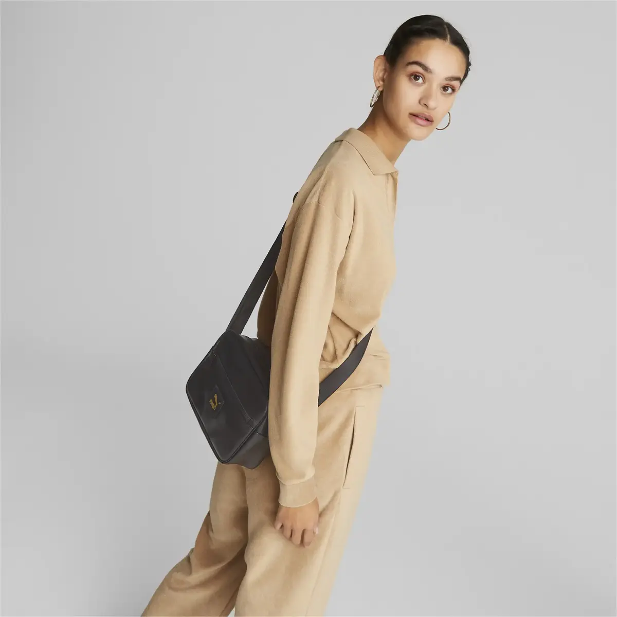 Puma Classics LV8 PU Xbody Bag PUMA Black Kadın Siyah Çapraz Çanta