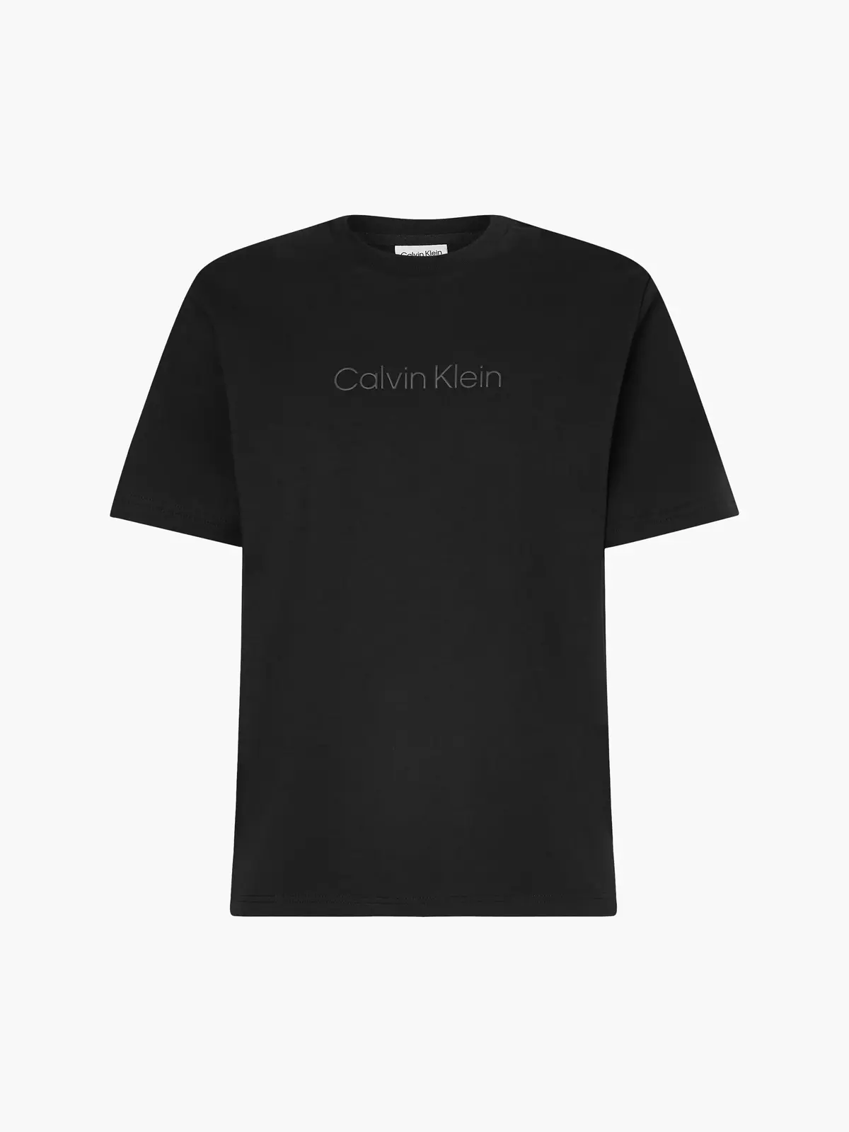 Calvin Klein MODERN FRONT LOGO T- Erkek Siyah T-Shirt
