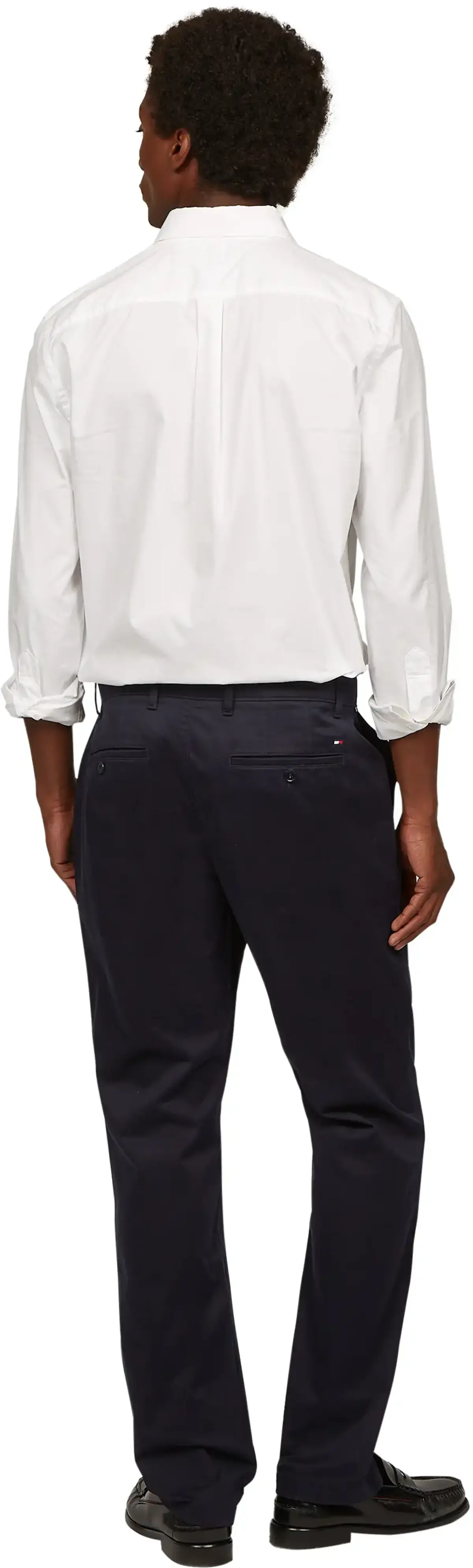 Tommy Hilfiger DENTON CHINO SATIN, DW5 Siyah Erkek Pantolon