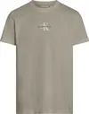 Calvin Klein MONOLOGO TEE, PAH Bej Erkek T-Shirt & Polo