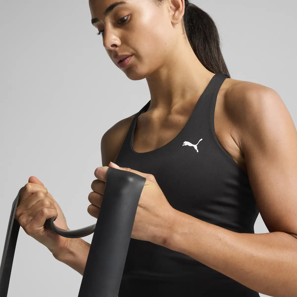 Puma W TAD ESSENTIAL 2 in 1 Tank Siyah Kadın Sporcu Atleti