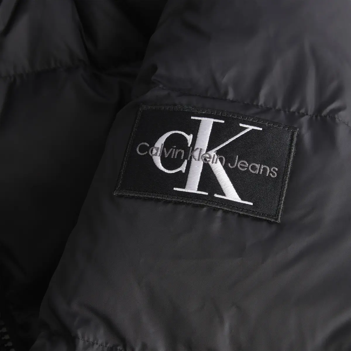 Calvin Klein ESS LONG HOODED DOWN Erkek Siyah Şişme Mont
