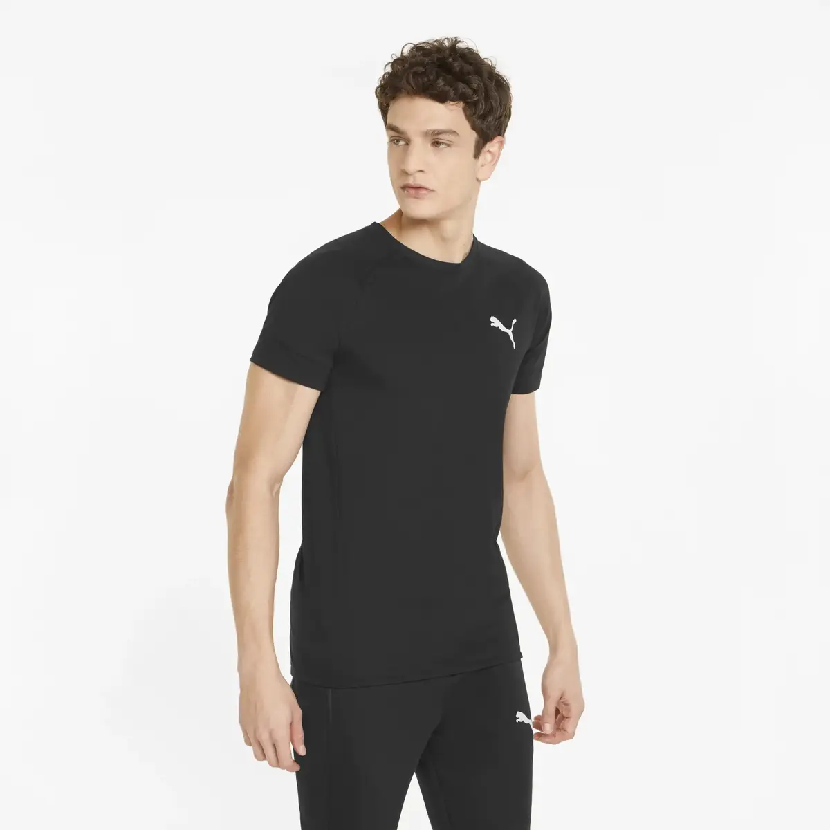 Puma Evostripe Tee Siyah Erkek T-Shirt & Polo