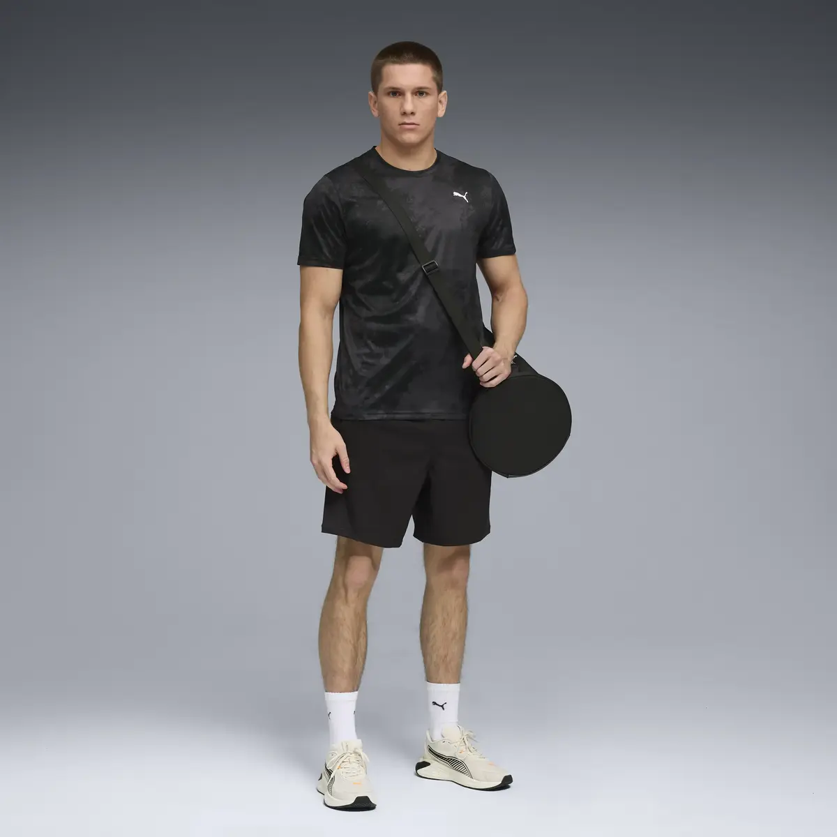 Puma TAD ESSENTIALS AOP Tee Erkek T-Shirt & Polo