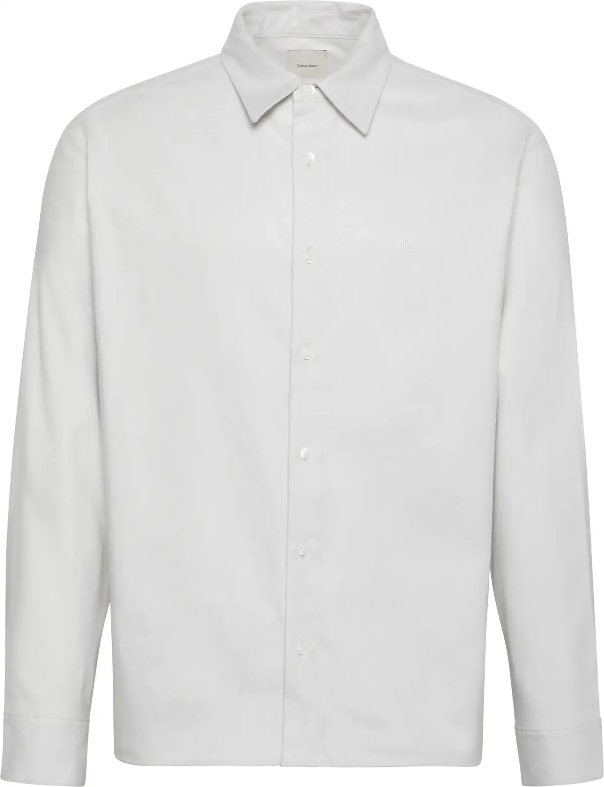 Calvin Klein LS MELANGE FLANNEL E, ROC Mavi Erkek Gömlek