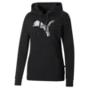 Puma Power Graphic Hoodie Siyah Kadın Kapüşonlu Sweatshirt