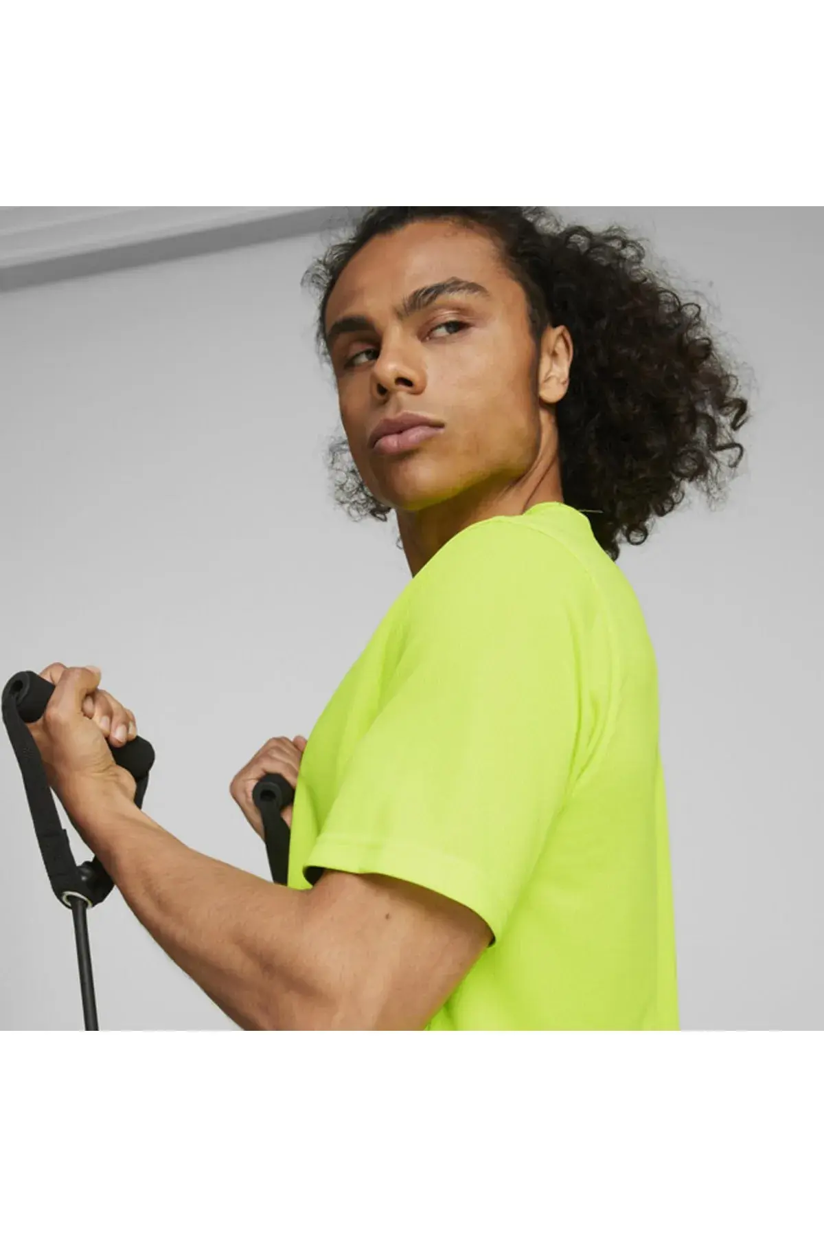 Puma Performance Tee M (S) Sarı Erkek Koşu Ve Performans T-Shirt