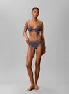 Calvin Klein LIGHTLY LINED TRIANG Gri Bikini Üst
