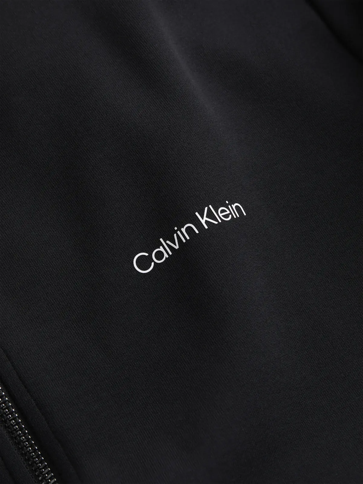 Calvin Klein Siyah Erkek Fermuarlı Ceket