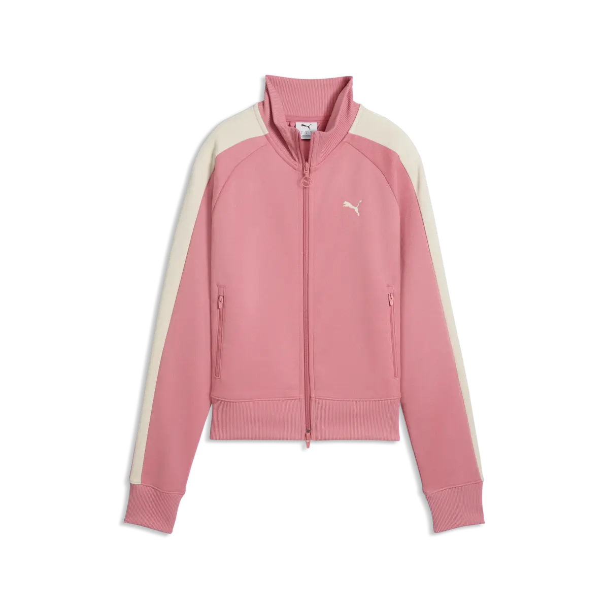 Puma T7 Jacket Pembe Kadın Fermuarlı Üst