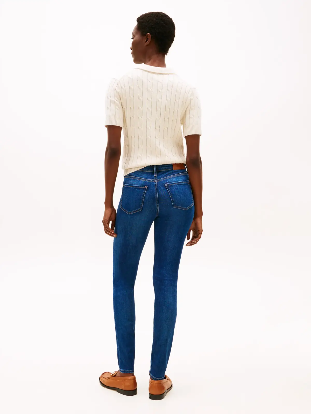 Tommy Hilfiger COMO MID RISE SKINNY Kadın Lacivert Kot Pantolon