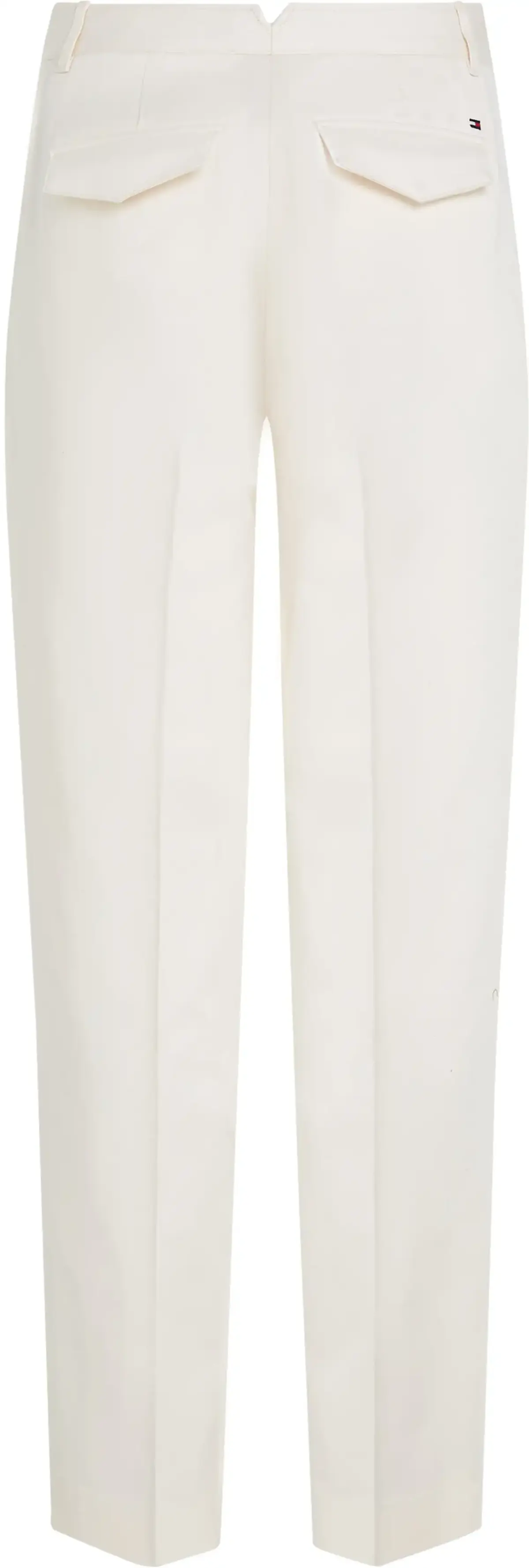 Tommy Hilfiger COTTON BARREL RELAXE, Z00 Krem Kadın Pantolon