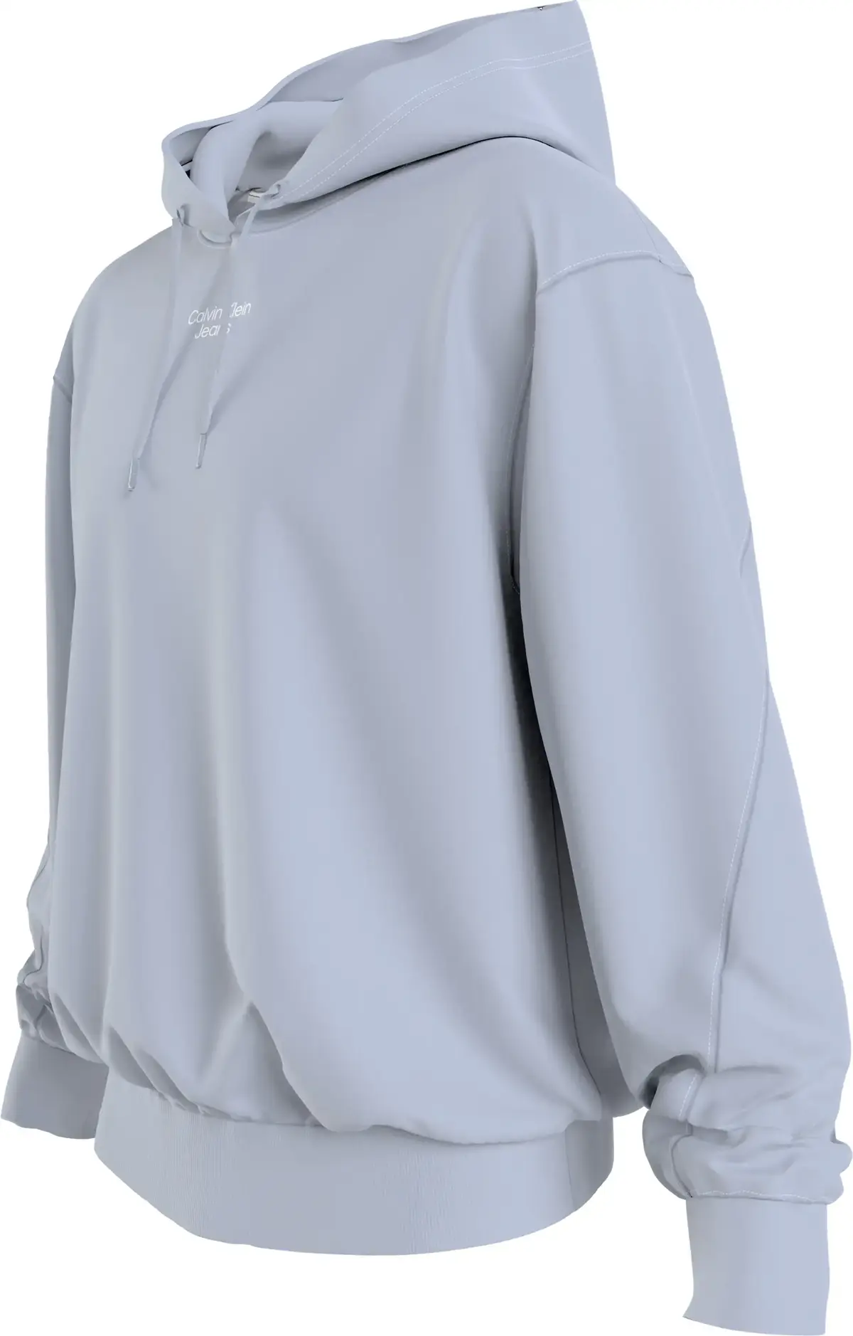 Calvin Klein STACKED LOGO HOODIE Erkek Gri Hoodie