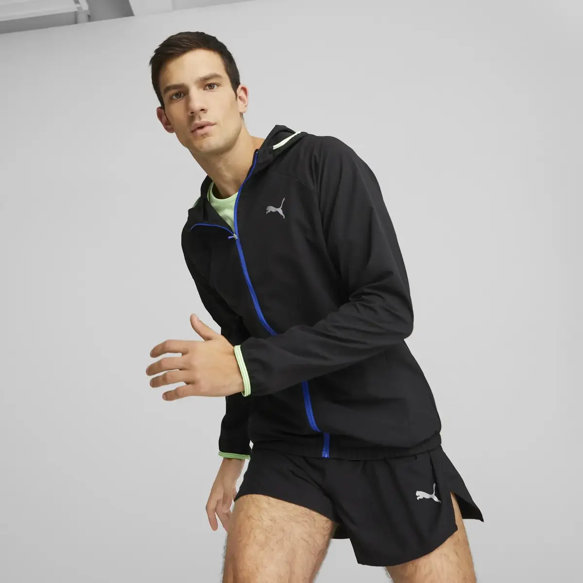 Puma ULTRAWEAVE HOODED JACKET Siyah Erkek Fermuarlı Sweatshirt