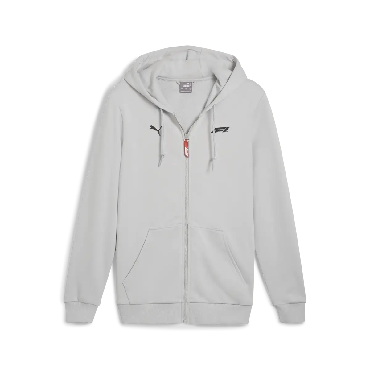 Puma F1 ESS Full-Zip Hoodie Gri Erkek Hoodie