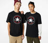 Converse CHUCK PATCH TEE BLACK Siyah Unisex T-Shirt
