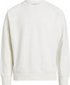 Calvin Klein SOFT COTTON MODAL SW Erkek Krem Sweatshirt