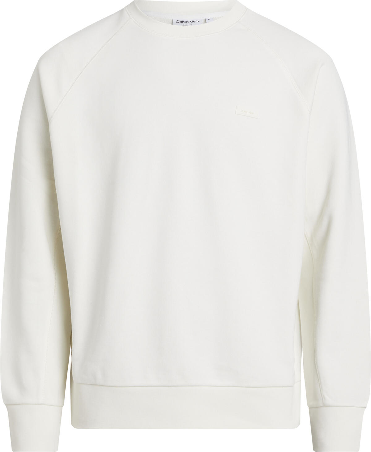 Calvin Klein SOFT COTTON MODAL SW Erkek Krem Sweatshirt