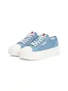 Tommy Hilfiger TJW FOXING FLATFORM Mavi Kadın Spor Ayakkabı & Sneaker