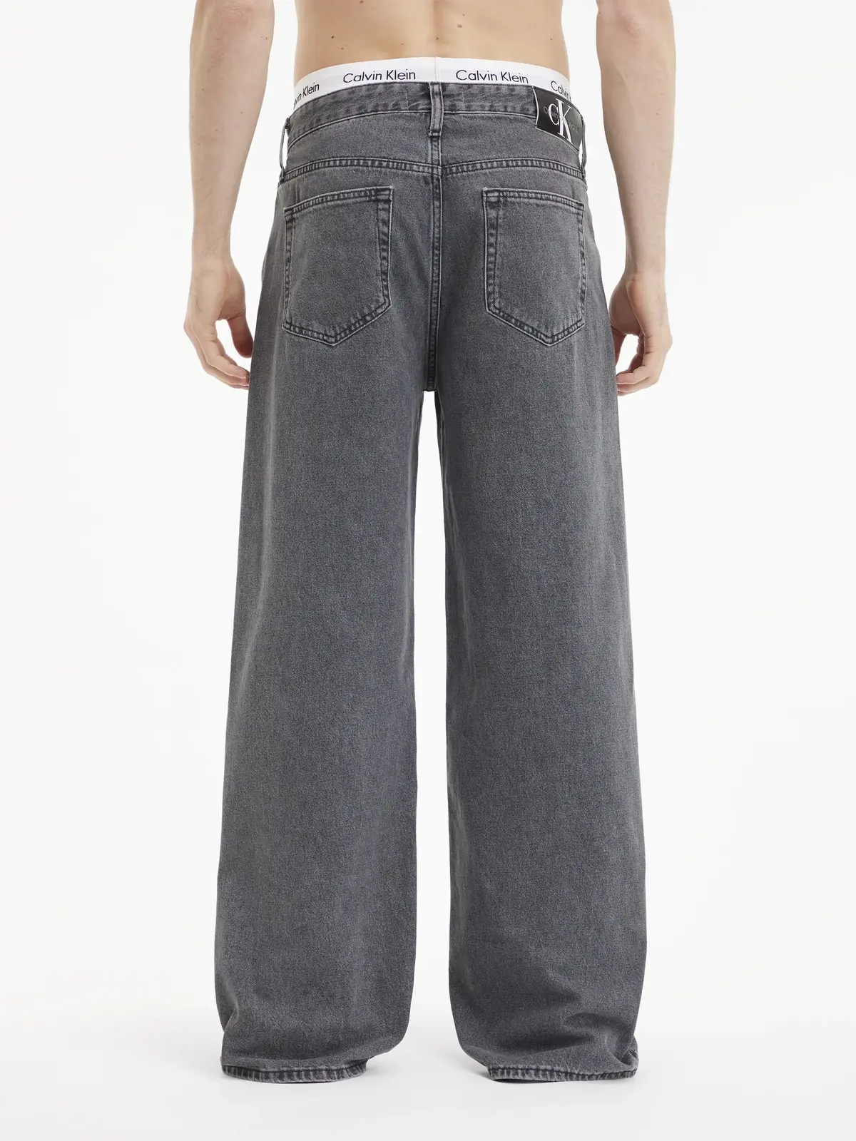 Calvin Klein 90S LOOSE Erkek Gri Kot Pantolon
