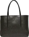 Calvin Klein EMBLEM AOP SMALL TOTE Kadın Siyah EL Çanta