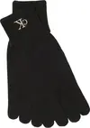 Calvin Klein CK FINE RIB GLOVES Siyah Kadın Eldiven