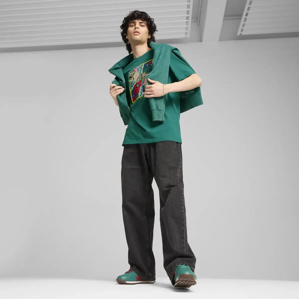 PUMA X SQUID GAME Tee Yeşil Erkek T-Shirt