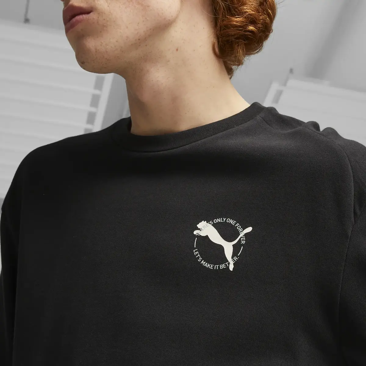 Puma BETTER SPORTSWEAR Crew Siyah Erkek Sweatshirt