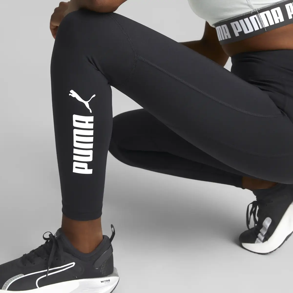 Puma Train Fav Logo HW 7/8 Tight Siyah Kadın Tayt