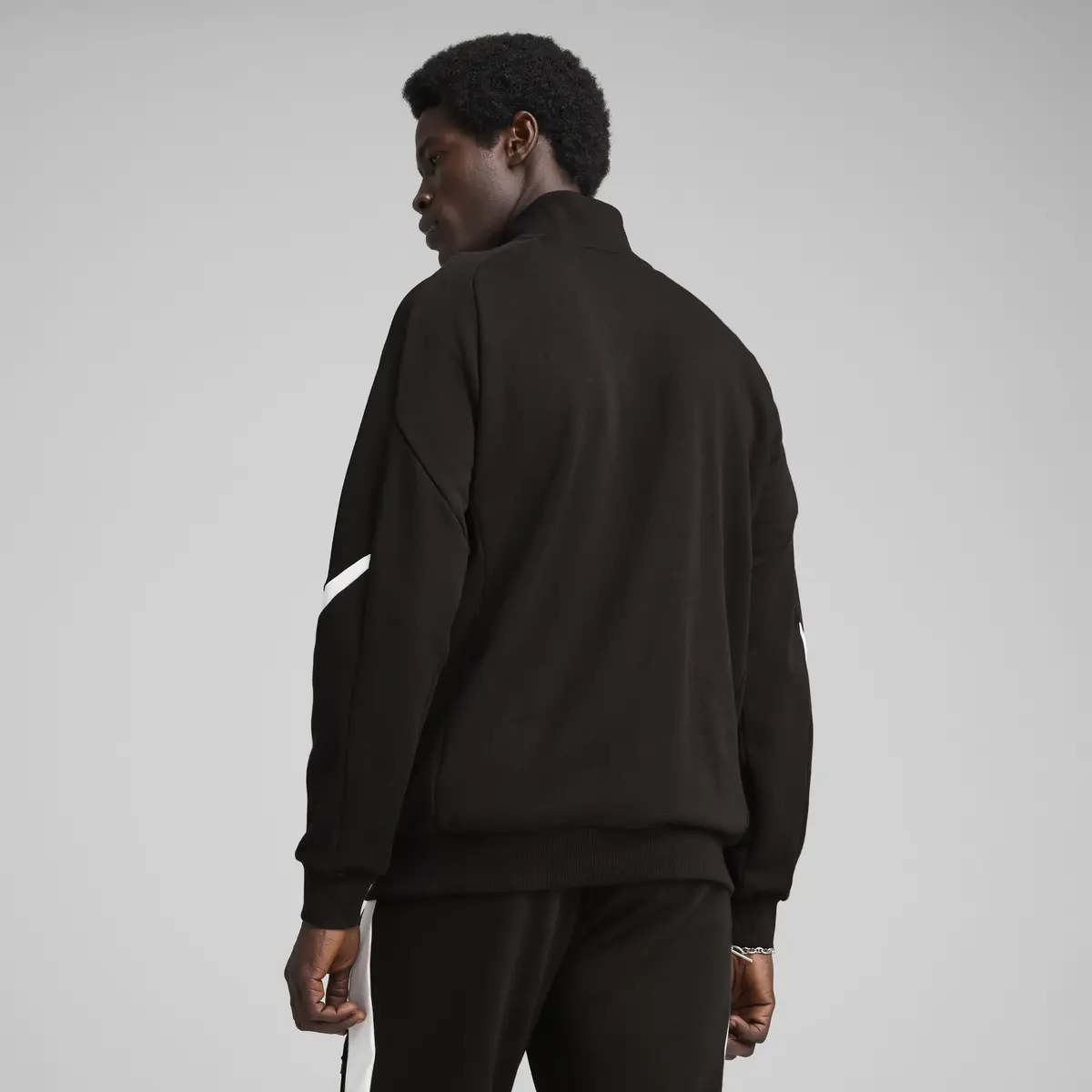 Puma BMW MMS SWEAT JACKET Siyah Erkek Fermuarlı Üst