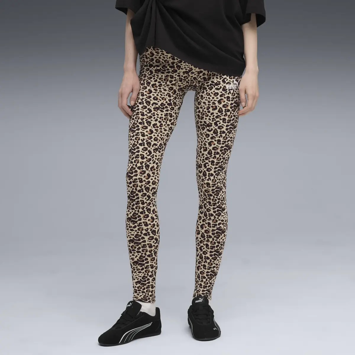 Puma ESS GRAPHIC Animal Leggings Bej Kadın Tayt