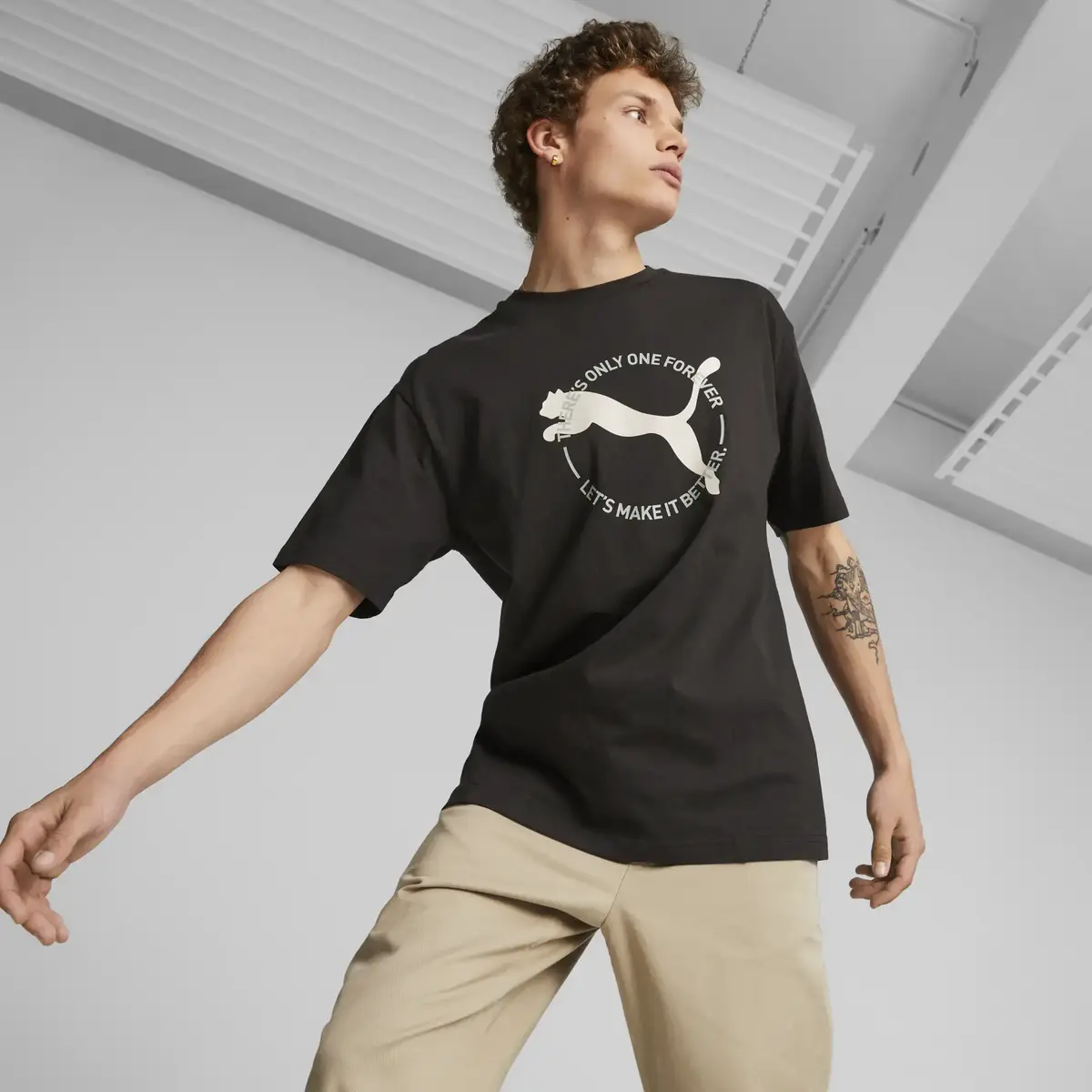 Puma BETTER SPORTSWEAR Tee Siyah Erkek T-Shirt & Polo