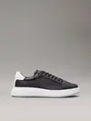 Calvin Klein LOW TOP LACE UP LTH, BEH Siyah Erkek Günlük Spor Ayakkabı