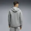 PUMA PUMATECH Full-Zip Hoodie Gri Erkek Sweatshirt
