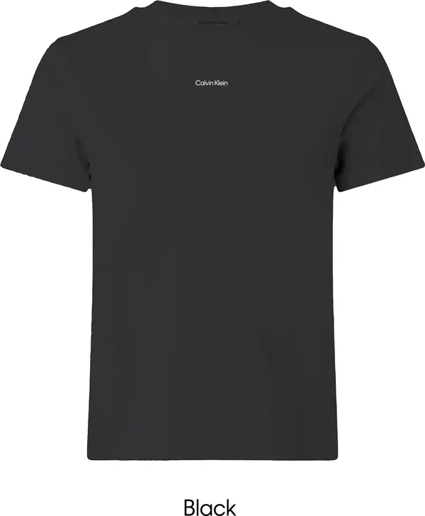 Calvin Klein SS 20s CLASSIC LOGO TEE Kadın Siyah T-Shirt