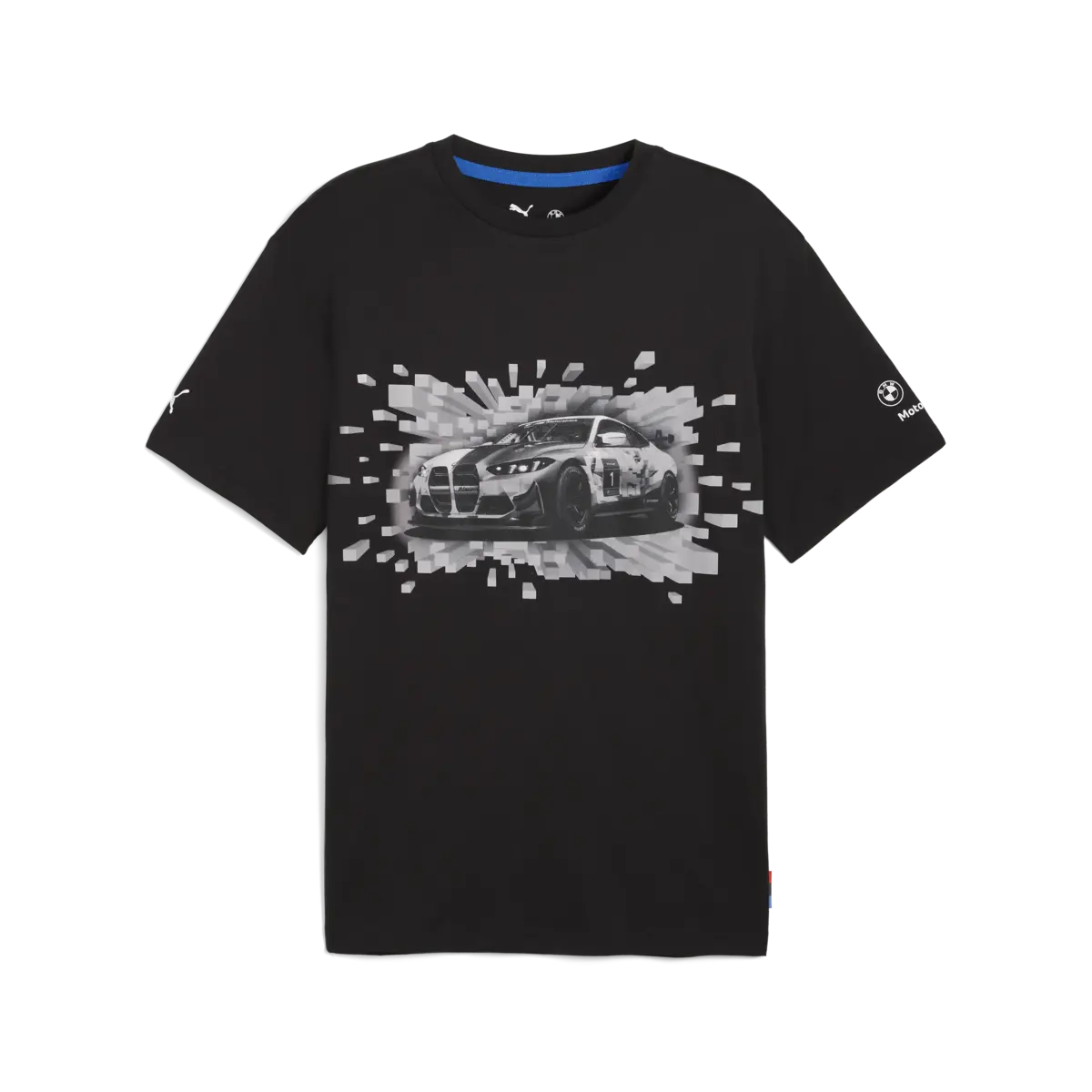 Puma BMW MMS Graphic Tee Mono Siyah Erkek T-Shirt