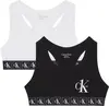Calvin Klein 2PK BRALETTE Kadın Siyah Bralet