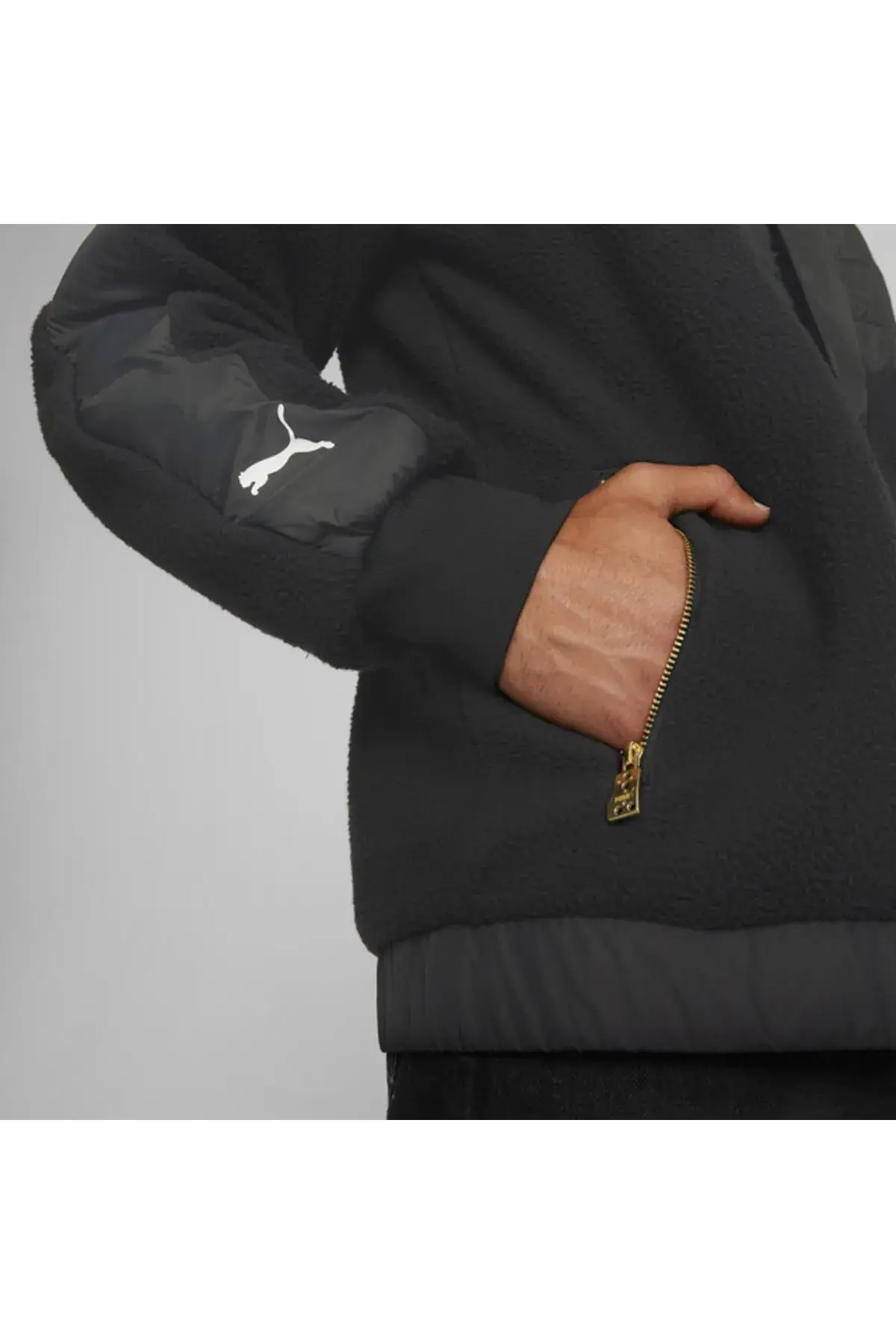 Puma Pl Statement Jacket Siyah Erkek Fermuarlı Ceket
