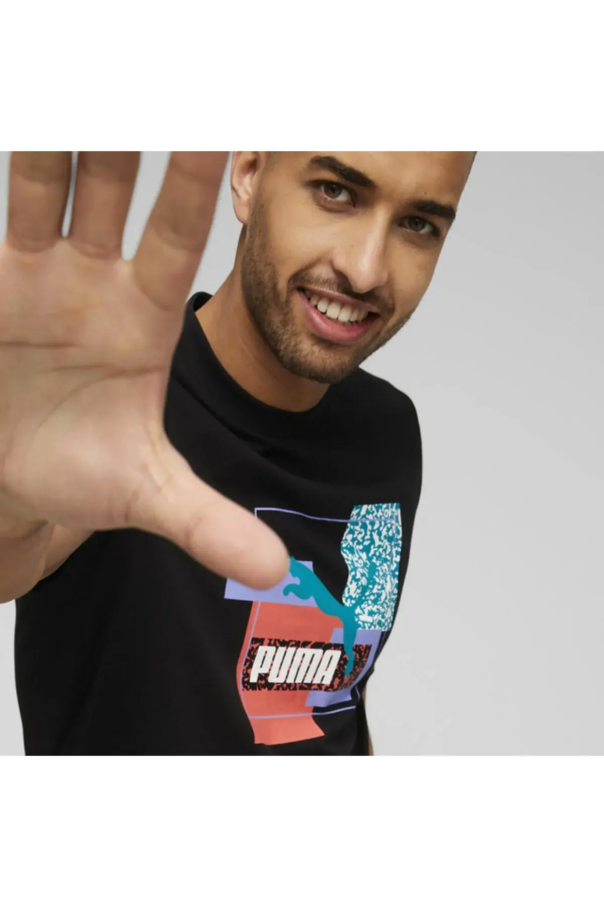 Puma Brand Love Tee Siyah Erkek T-Shirt
