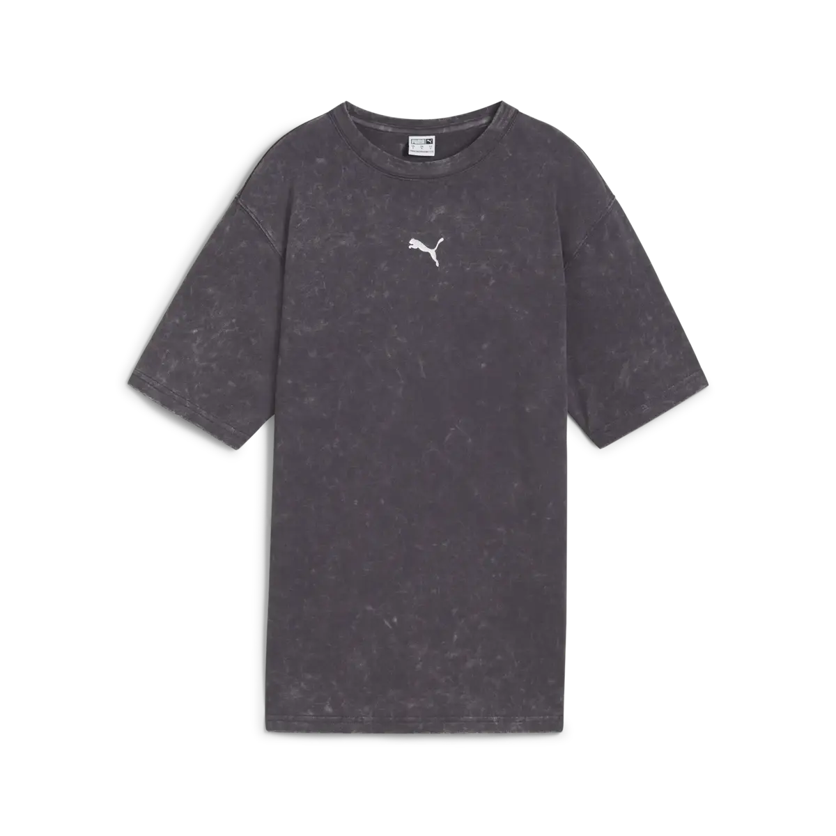 Puma DARE TO Relaxed Washed Tee Koyu Gri Kadın T-Shirt