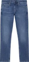 Calvin Klein SLIM MID BLUE, 1BF Mavi Erkek Jean Pantolon