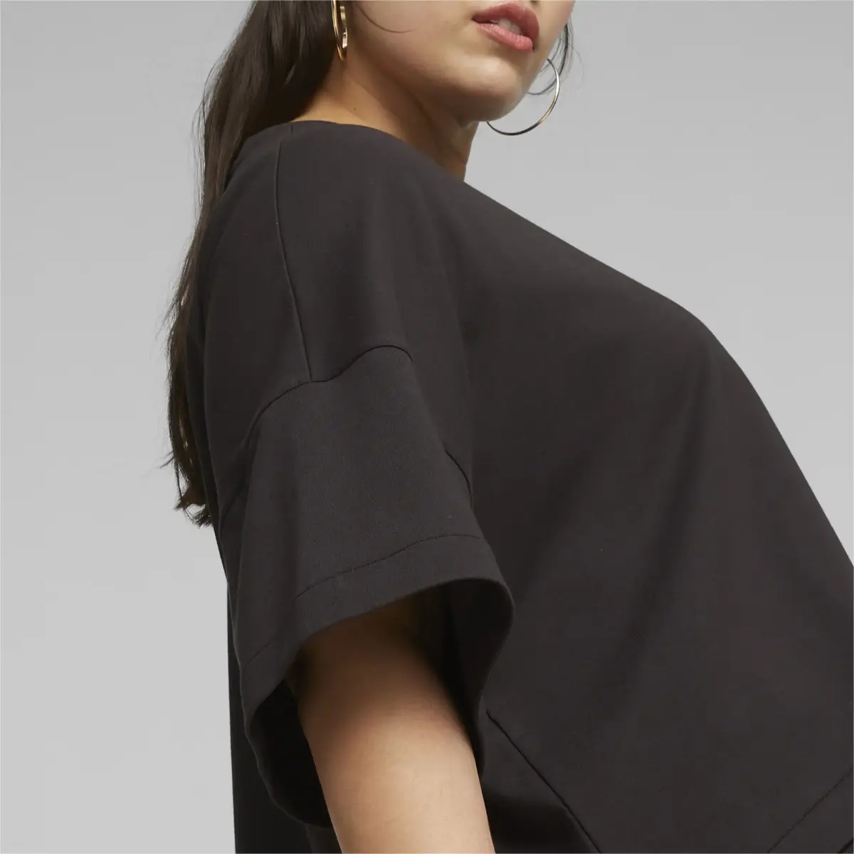 Puma INFUSE Relaxed Tee Siyah Kadın T-Shirt