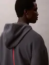 Calvin Klein HOODIE Gri Erkek Kapüşonlu Sweatshirt