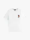 Tommy Hilfiger PALM TREE LABEL TEE Erkek Beyaz T-Shirt