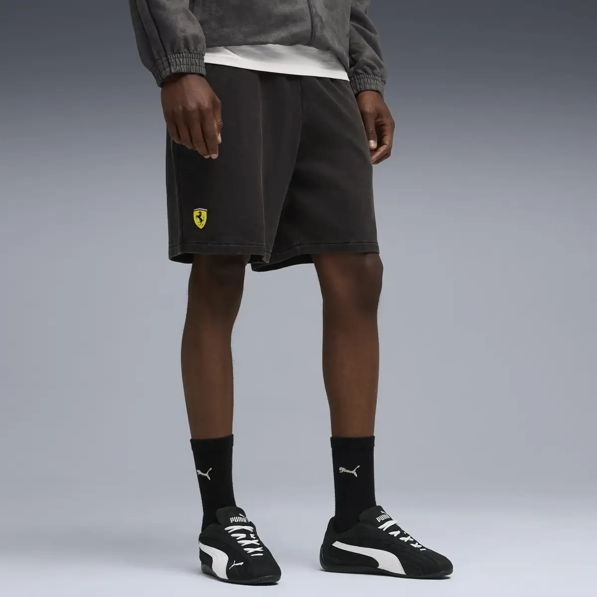 Puma Ferrari Sportswear Sw Shorts Siyah Erkek Şort