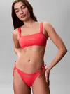 Calvin Klein SIDE TIE BOTTOM Fuşya Bikini Alt