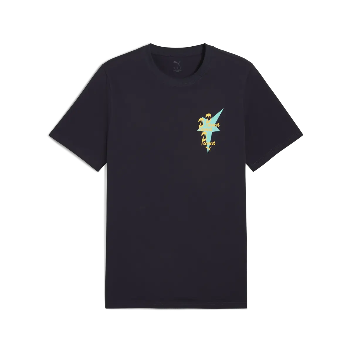 PUMA WARDROBE ESS Graphic Tee Lacivert Erkek T-Shirt