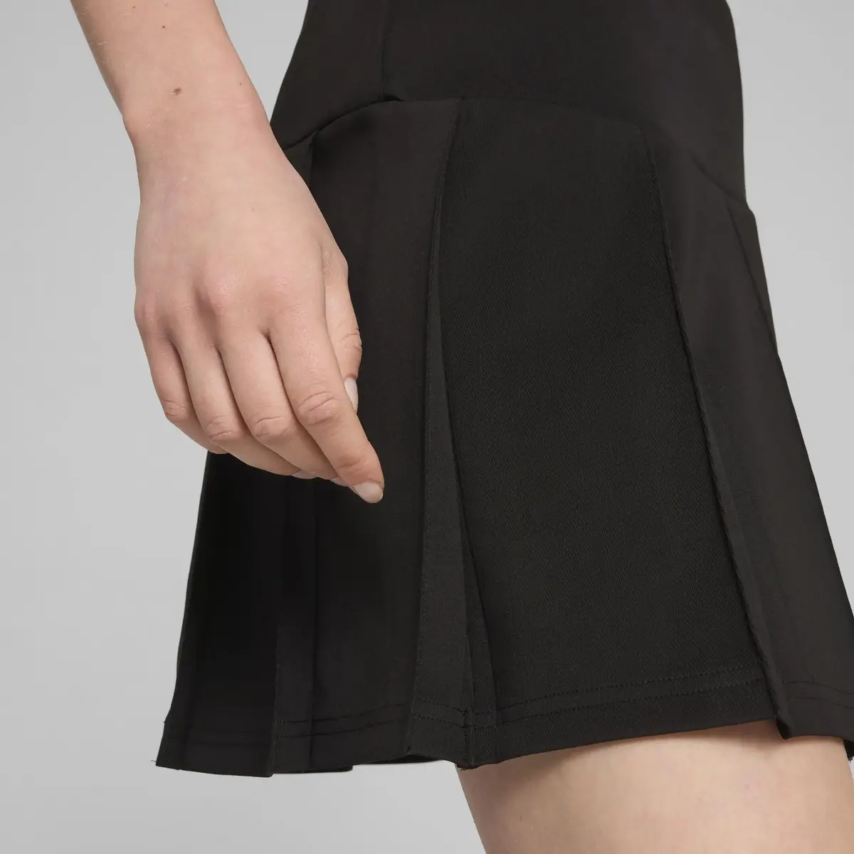 Puma BETTER CLASSICS Pleated Mini Skirt Siyah Kadın Etek