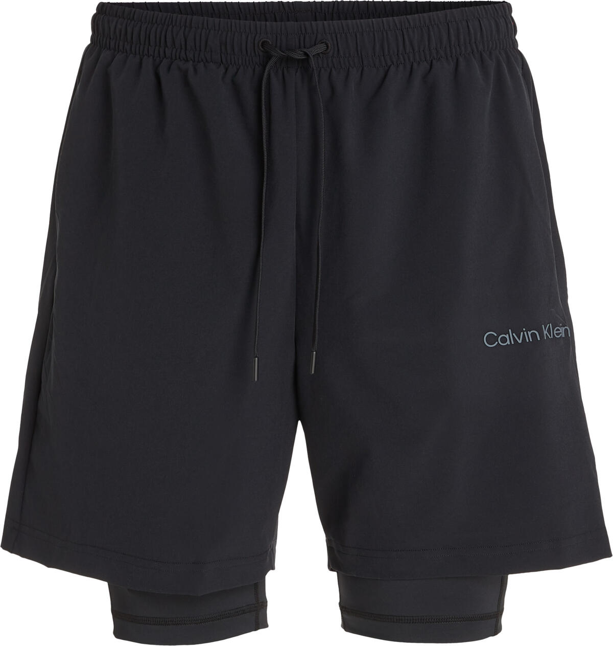 Calvin Klein WO - 2 - IN - 1 WOVE Erkek Siyah Şort
